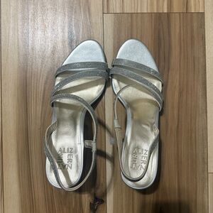 Nina Elegant Silver Heels